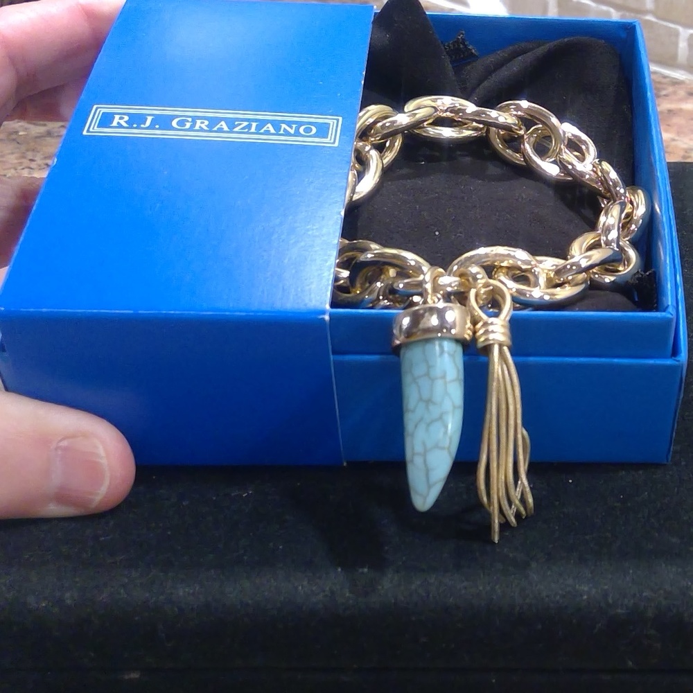 New R.J. Graziano turquoise bracelet